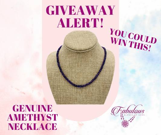 Amethyst Necklace Drawing