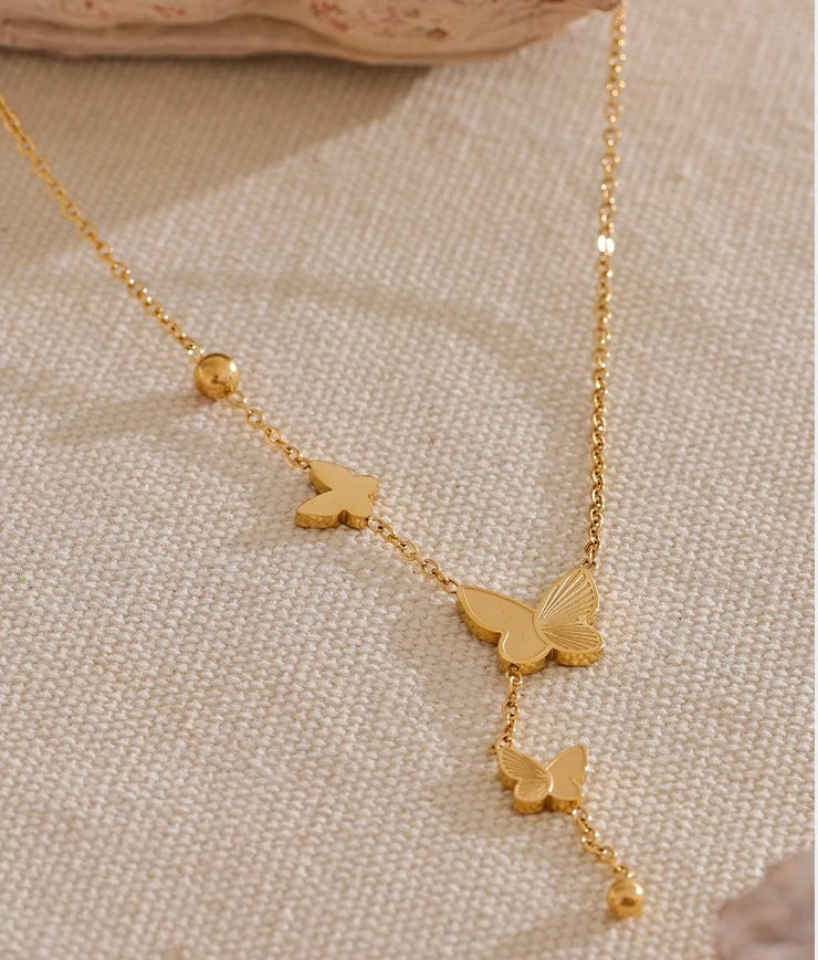 Dainty Butterfly Necklace