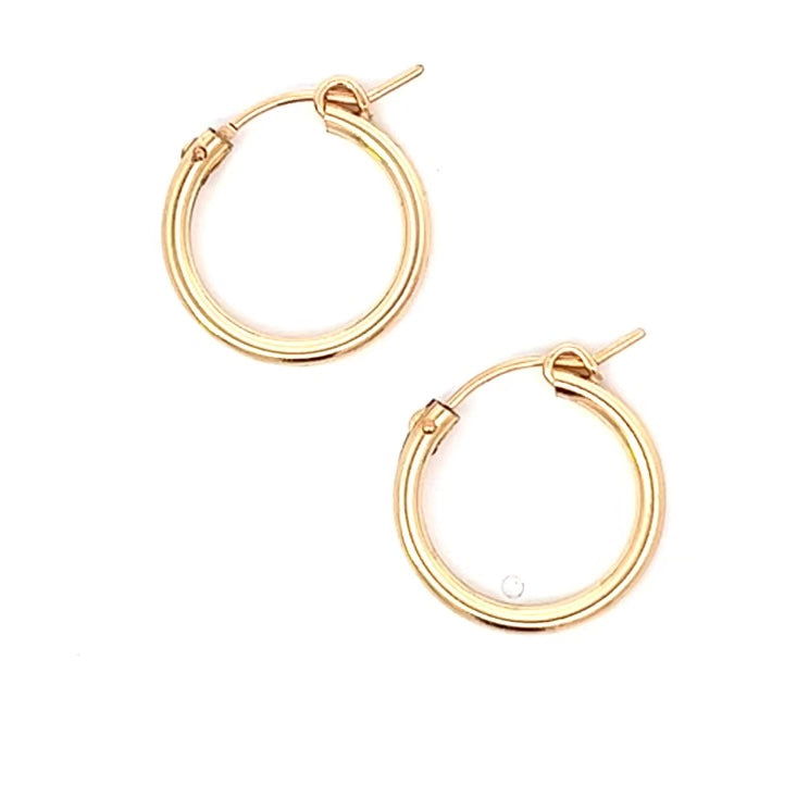 14k Gold Filled Hoop Earrings Small Hoops