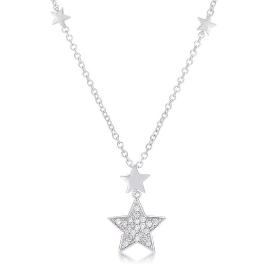 Sparkling Star Pendant Necklace