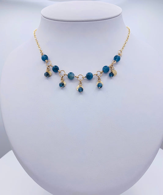 Sky Blue Aquamarine Necklace Aquamarine Jewelry 14k GF March Birthstone