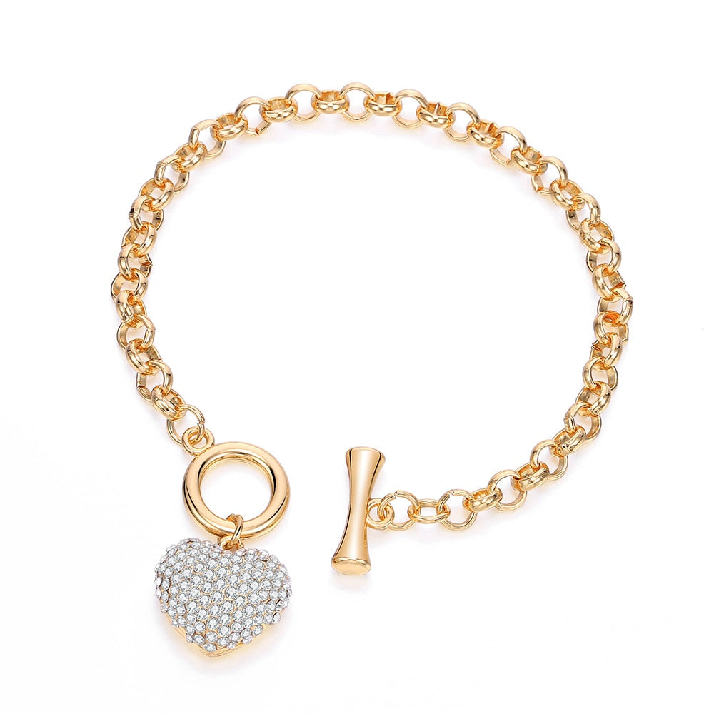 Lots of love gold bracelet paparazzi Outlet